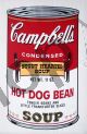 Andy Warhol, Campbells soup hot dog bean