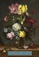 Bouquet of Flowers in a Glass Vase - Bosschaert Ambrosius