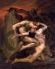 Dante and virgile in the underworld - Bouguereau William-Adolphe