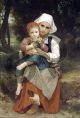 Brother and Sister - Bouguereau William-Adolphe