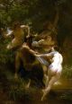 Nymphs and Satyr - Bouguereau William-Adolphe