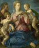 The Holy Family with the Infant Saint John the Baptist (Madonna Stroganoff) - Bronzino Agnolo