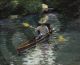 Canoeing on the Yerres River - Caillebotte Gustave