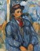 Man in a Blue Smock - Cézanne Paul