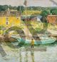 Childe Hassam, Oyster Sloop, Cos Cob