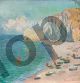 Claude Monet, Étretat The Beach and the Falaise d'Amont