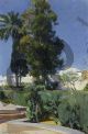 Joaquín Sorolla - Corner of the Garden, Alcazar, Sevilla