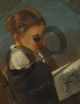 Julieta Courbet all'età di dieci anni - Courbet Gustav