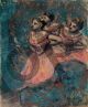 Three Dancers in Red Costume - Degas Edgar