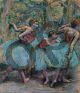Three Dancers ( in red and blu ) - Degas Edgar