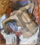 Woman Sponging Her Back - Degas Edgar