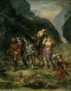 Angelica e Medoro ferito - Delacroix Eugène
