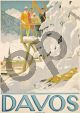 Emil Cardinaux, Davos vintage travel poster