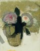Helene Schjerfbeck, Red roses in a vase
