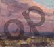 Julius Exter, Evening sky over Munich