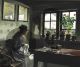 Laurits Andersen Ring, Interior With Sewing Woman