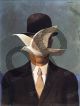 Man in a bowler hat - Magritte René