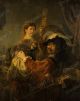 Rembrandt and Saskia in the Scene of the Prodigal Son - Rembrandt Harmenszoon van Rijn