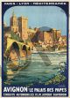 Roger Broders, Avignon Le Palais Des Papes Travel Poster