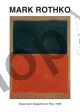Mark Rothko, Poster Greend and Tangerine on Red