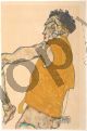 Self-Portrait in Yellow Vest - Schiele Egon