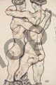 Naked Girls Embracing - Schiele Egon