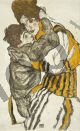 La moglie di Schiele con il suo piccolo nipote - Schiele Egon
