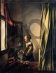 Girl Reading a Letter by an Open Window - Vermeer Johannes (Jan)