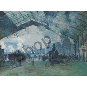Arrival of the Normandy Train, Gare Saint-Lazare - Monet Claude