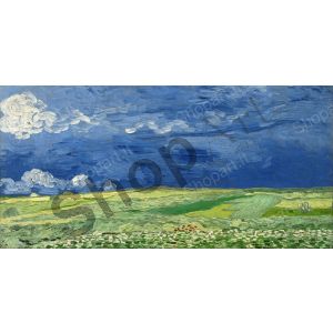 Wheatfield under thunderclouds - Van Gogh Vincent