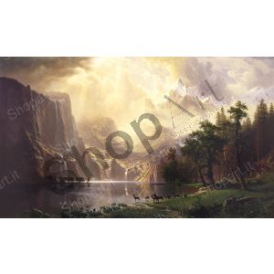 Tra le montagne della Sierra Nevada - Bierstadt Albert
