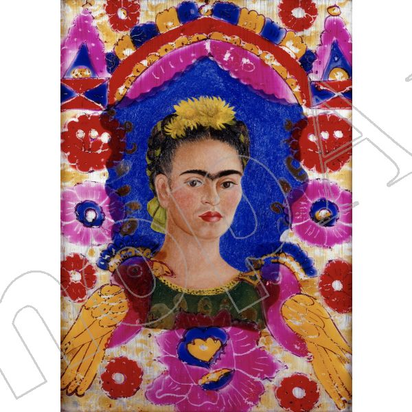 Frida Kahlo - La cornice - Quadro Stampa su Tela, Poster, Tavola