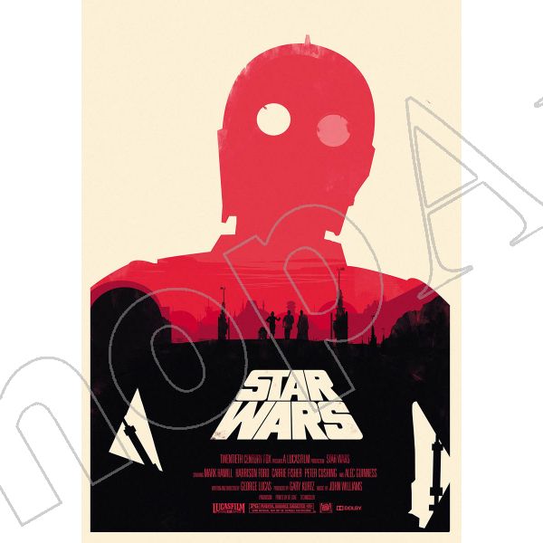 Poster Star Wars Collection Manifesto Film - Poster Stampa su Pannello 