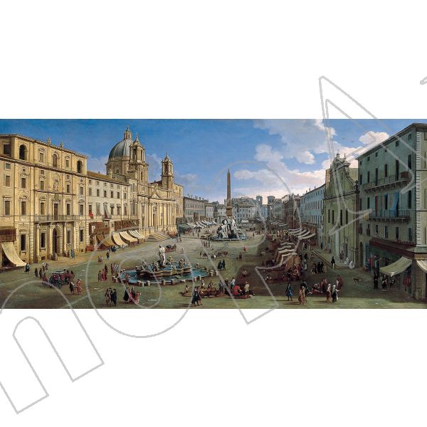 Stampa su Tela Gaspar Van Wittel Piazza Navona Rome Canvas Prints 