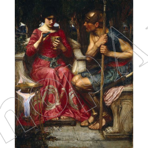 John William Waterhouse Jason e Medea Quadro Stampa su Tela Poster Pannello in legno mdf shopart