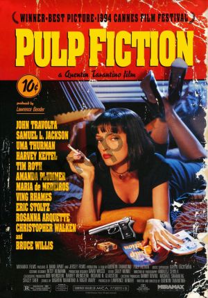 Pulp Fiction Locandina Poster Film 1994